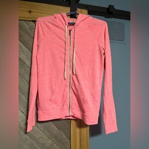 American Eagle Outfitters Pink Zip-Up Hoodie. Vintage T